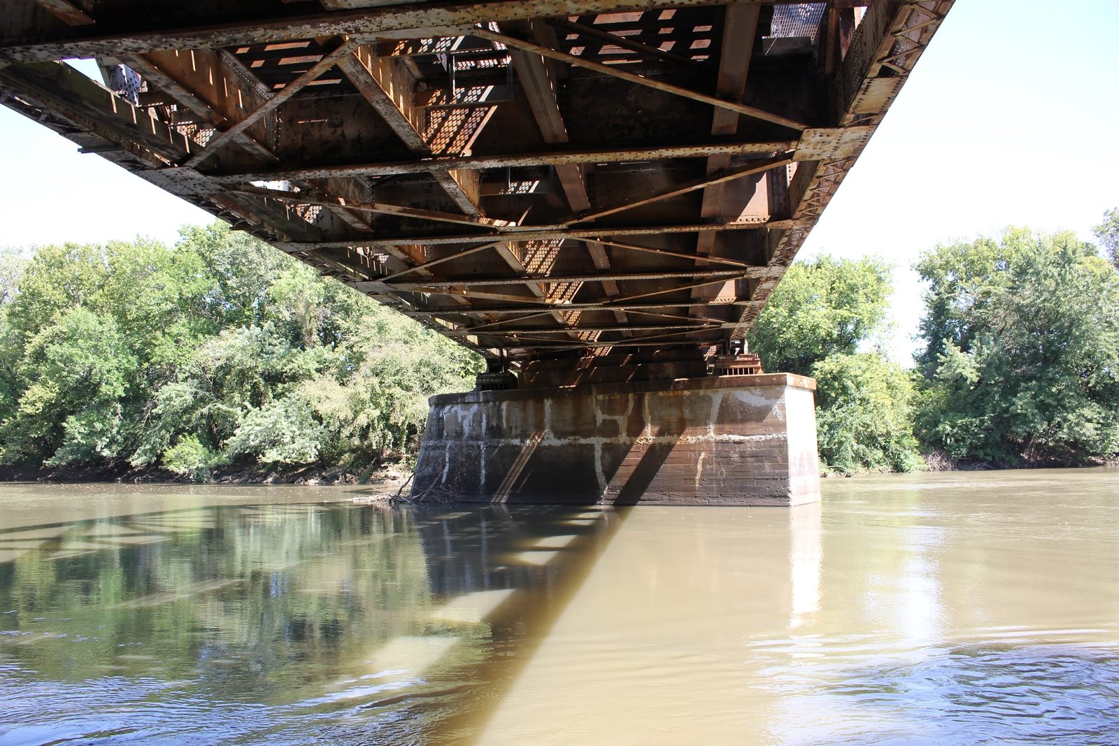 Under west span